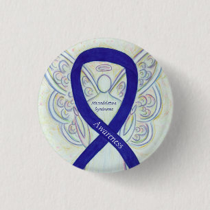 Microdeletion Syndrome Awareness Ribbon Angel Pin