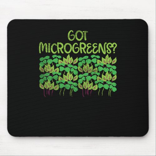 Microgreens Gardening Mouse Pad