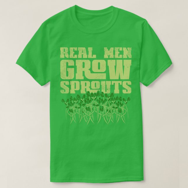Microgreens Sprouts T-Shirt (Design Front)