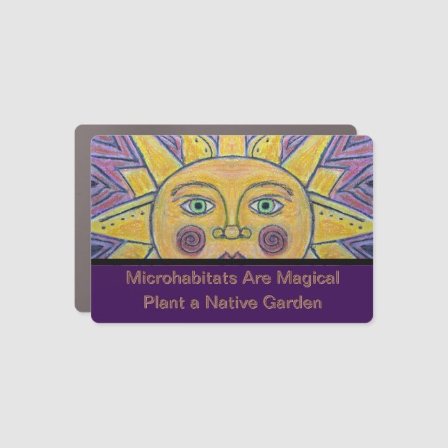 Microhabitats Are Magical Car Magnet (Front)