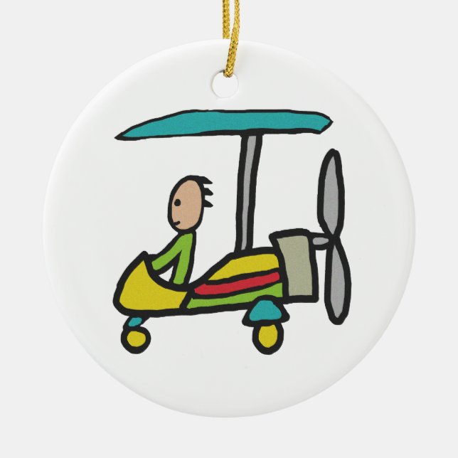 Microlight Ceramic Ornament (Front)
