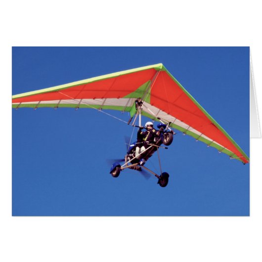 Microlight Flying In Sky, Western Cape Cards (Front Horizontal)