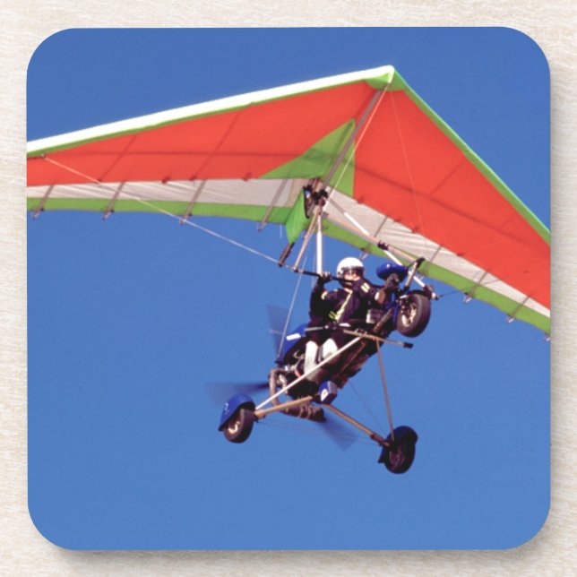 Microlight Flying In Sky, Western Cape Coaster (Front)