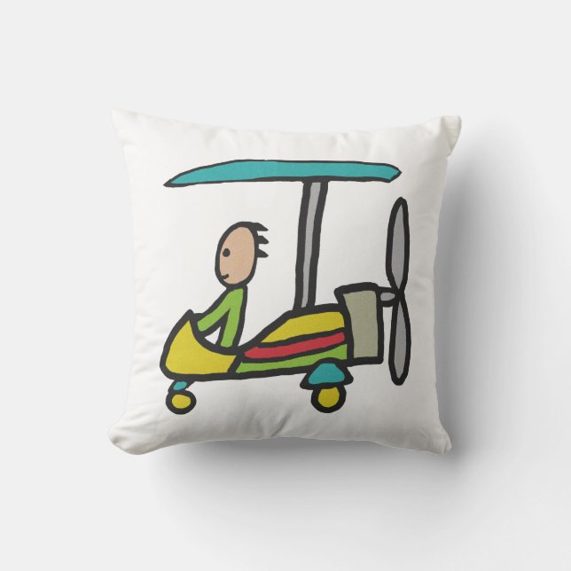 Microlight Throw Pillow (Front)