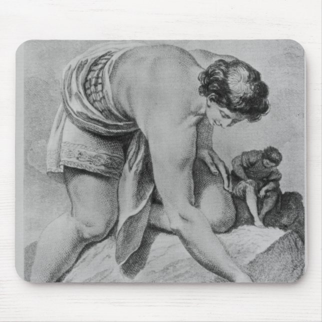 Micromegas skillfully picks up the ship mouse pad (Front)