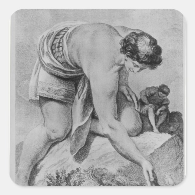 Micromegas skillfully picks up the ship square sticker (Front)