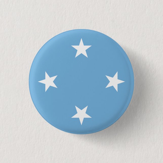 Micronesia Flag Button (Front)