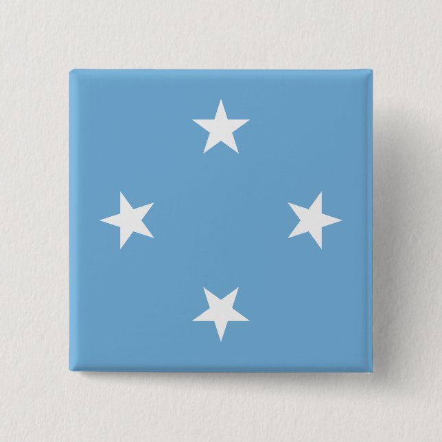 Micronesia Flag Button (Front)