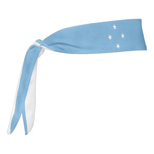 Micronesia Flag Elegant Patriotic Tie Headband