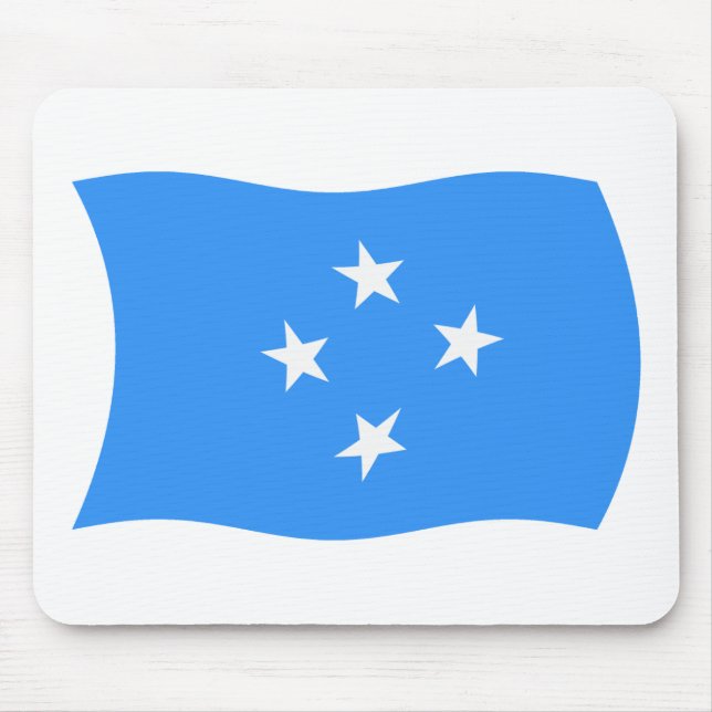 Micronesia Flag Mousepad (Front)