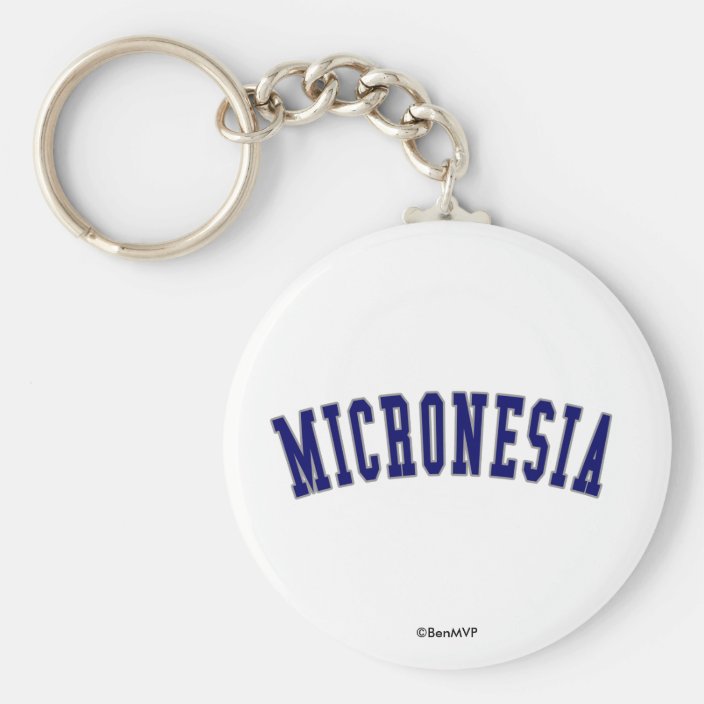Micronesia Keychain