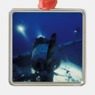 Micronesia, Palau, World Heritage Site. Divers Metal Ornament