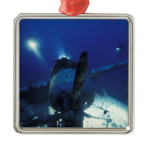 Micronesia, Palau, World Heritage Site. Divers Metal Ornament