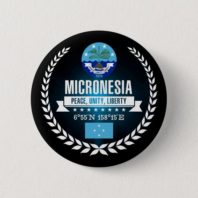 Micronesia Pinback Button (Front)