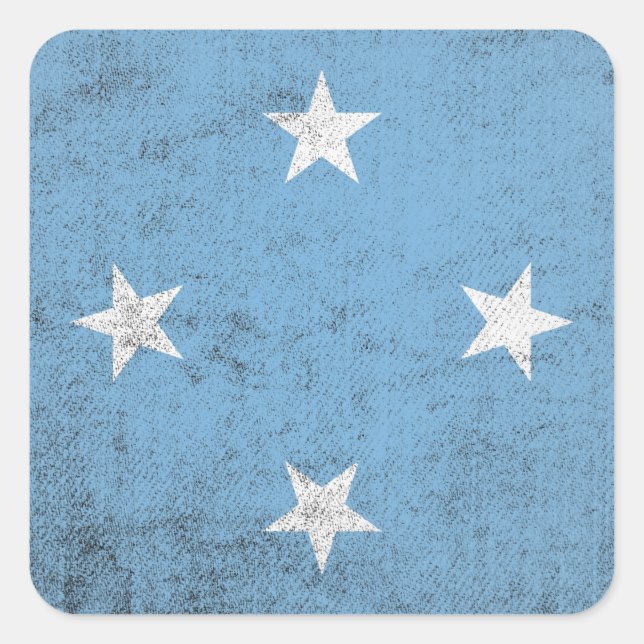 Micronesia Square Sticker (Front)