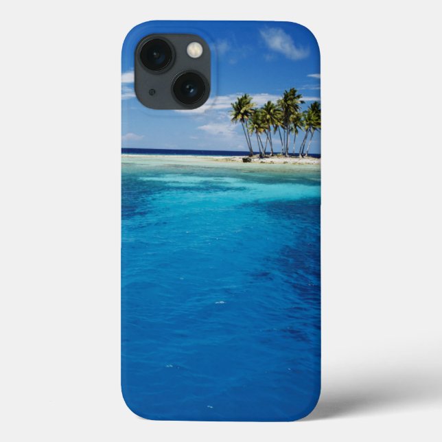 Micronesia, Tonowas, View of idyllic tropical Case-Mate iPhone Case (Back)