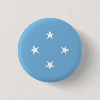 Micronesian Flag, Federated States of Micronesia Button