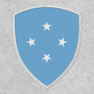 Micronesian Flag, Federated States of Micronesia Patch