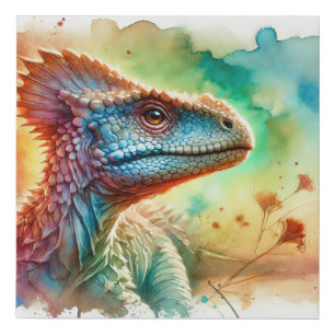 Micropachycephalosaurus Serenity 230824AREF142 - W Faux Canvas Print