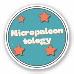 Micropaleontology Sticker