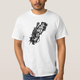 Microphone and music styles T-Shirt