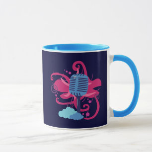Microphone Art Explosion Mug