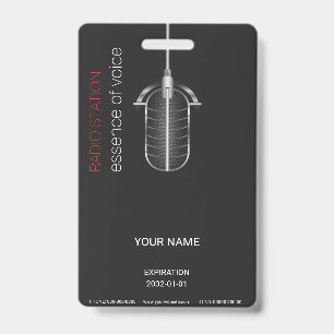 Microphone Badge