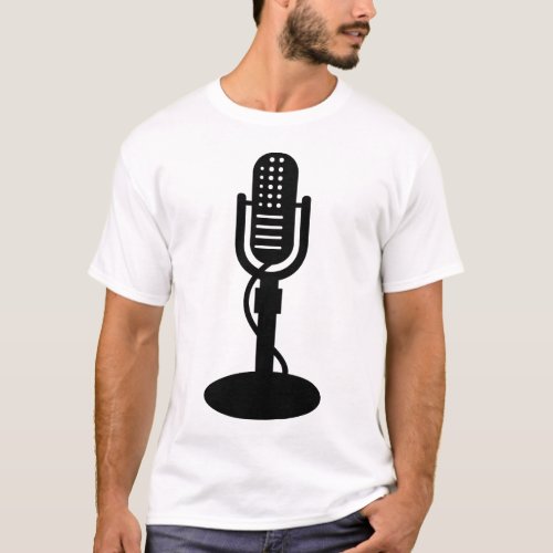 Microphone _ Black T_Shirt