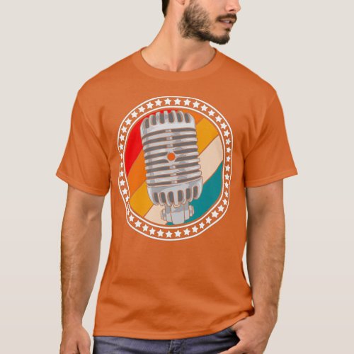 Microphone Broadcasting Video Producer T_Shirt
