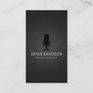 Microphone Business Card