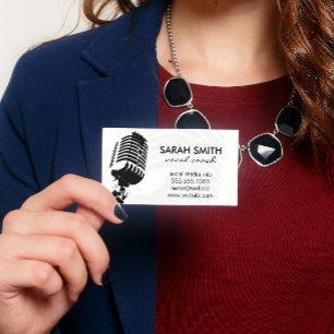 Microphone Business Card