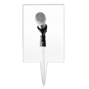 Microphone Cake Topper