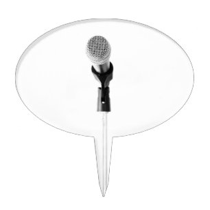Microphone Cake Topper