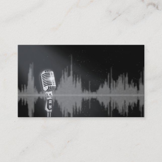 Microphone check 1,2,1,2.............. business card (Front)