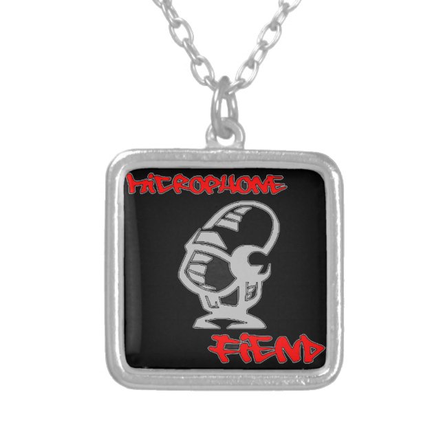 Microphone Fiend - Necklace (Front)
