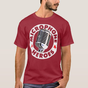 MICROPHONE HEROES - 22 Colors - Logo T-Shirt