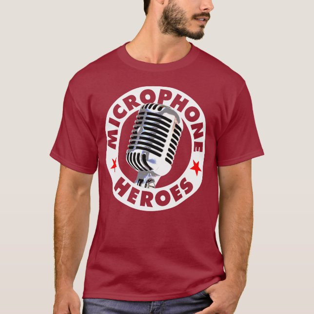 MICROPHONE HEROES - 22 Colors - Logo T-Shirt (Front)