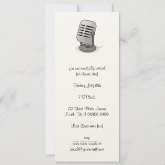 Microphone Invitation