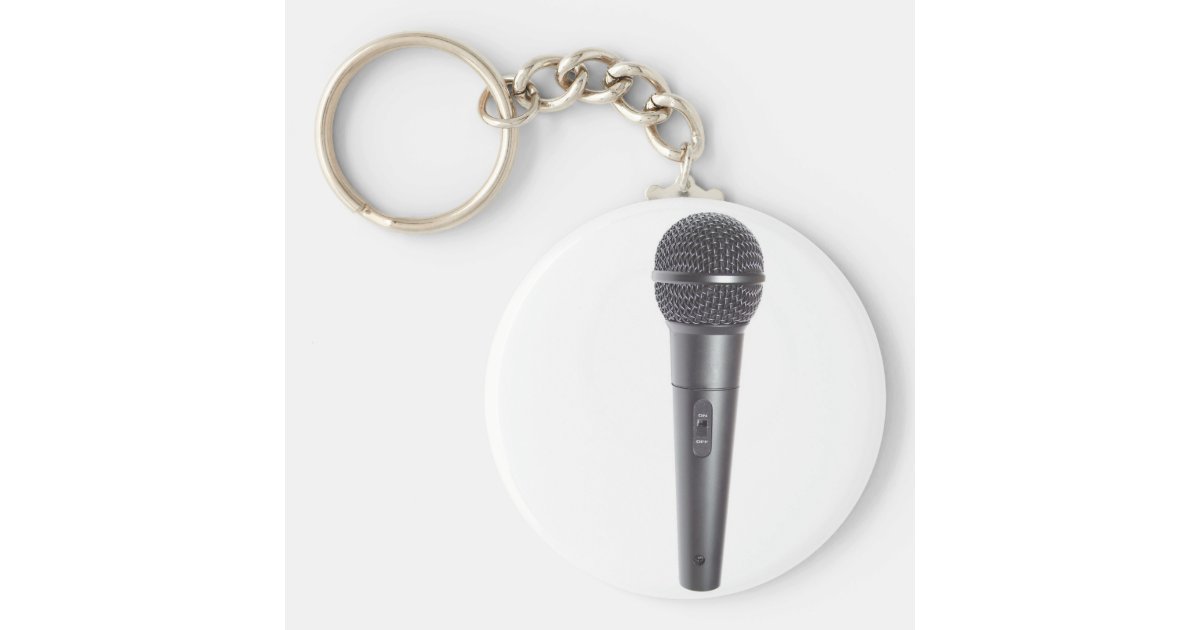 Microphone Keychain