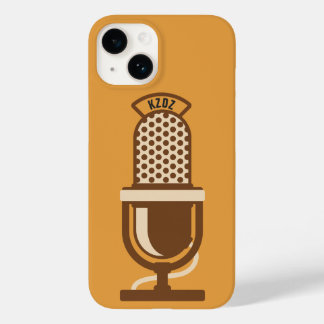 Microphone Logo Radio Station Name Case-Mate iPhone 14 Case