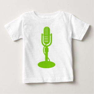 Microphone - Martian Green Baby T-Shirt