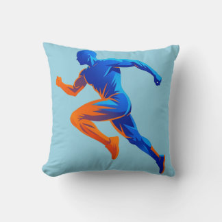 Microphone Music Notes Retro Singing Desig Throw Pillow