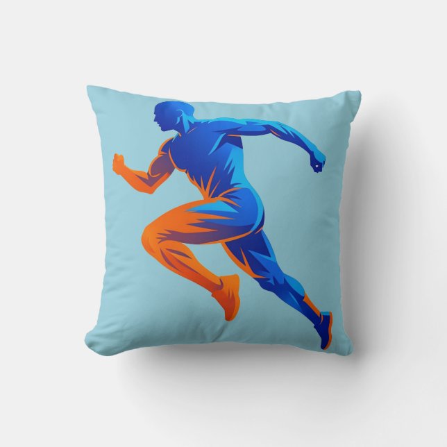Microphone Music Notes Retro Singing Desig Throw Pillow (Front)