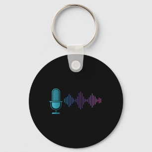 Microphone Music Singing Karaoke Sound Engeneer Gi Keychain
