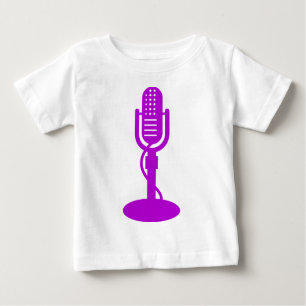 Microphone - Purple Baby T-Shirt