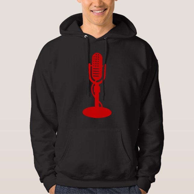 Microphone - Red Hoodie (Front)