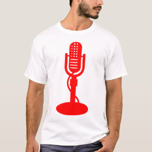 Microphone - Red T-Shirt