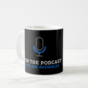 Microphone Symbol, Podcaster, Podcast Advertising Coffee Mug