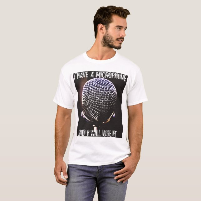 Microphone T-Shirt (Front Full)