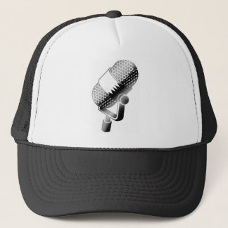 microphone trucker hat